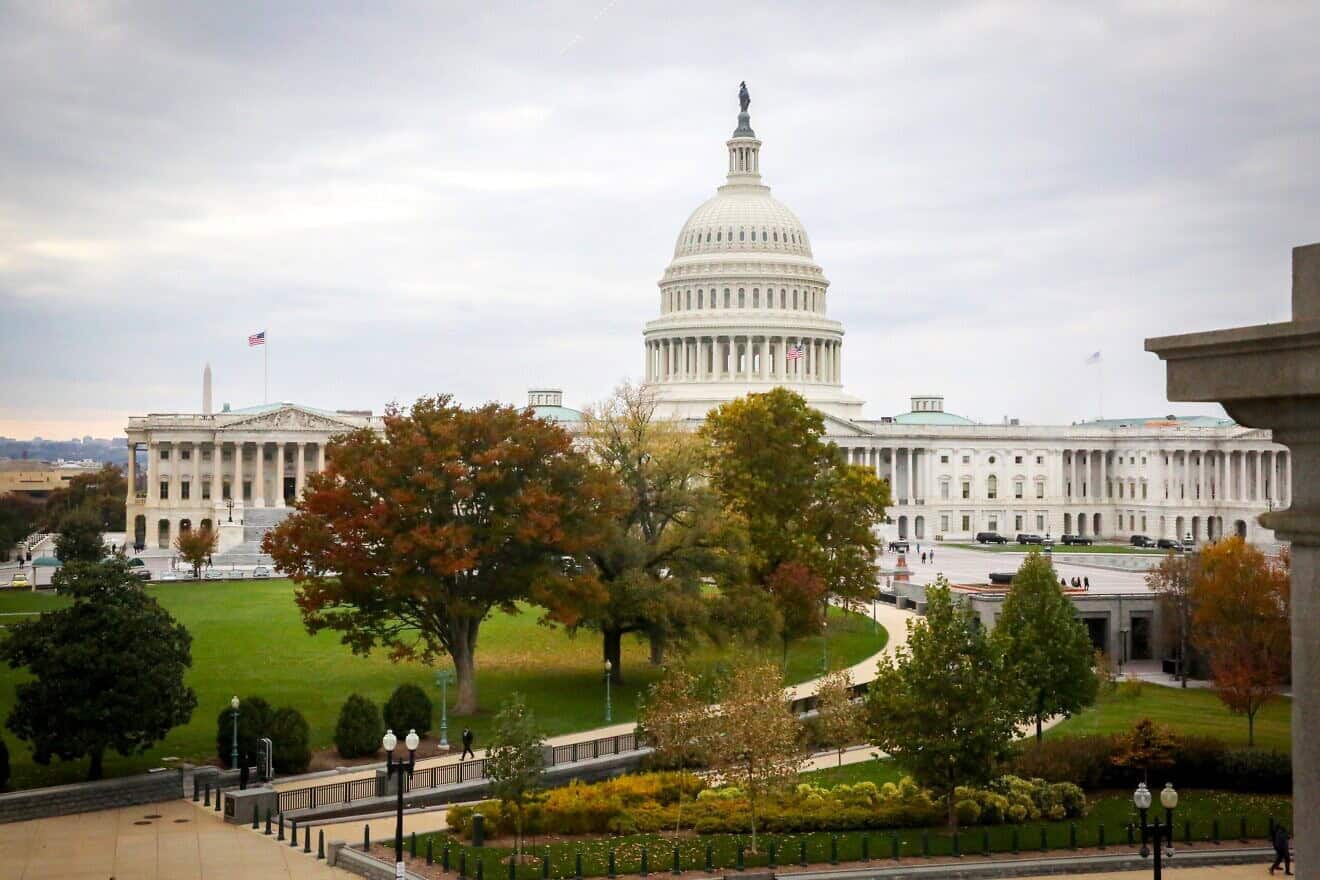 A view of the U.S. Capitol, Washington D.C., on No. 11, 2017. Photo by Yossi Zamir/Flash90.