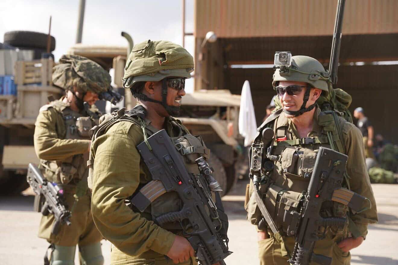Israeli soldiers from the 6th Brigade at the Lebanese border in recent days, in a picture published on Oct. 2, 2024. Credit: IDF.