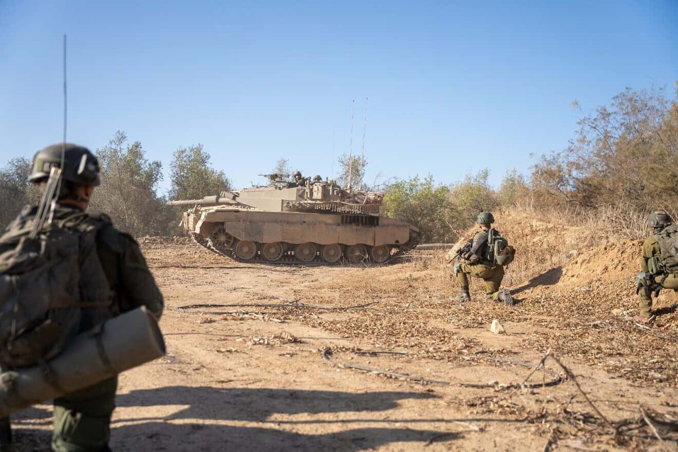 Israeli soldiers during operational activity in the Gaza Strip, October 2024. Credit: IDF.