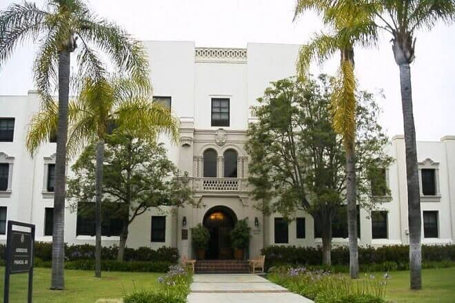 Xavier Hall at Loyola Marymount University in Los Angeles. Credit: Wikimedia Commons.