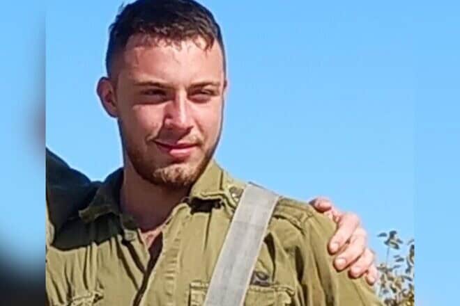 Fallen Israel Defense Forces Staff Sgt. Yishai Mann, 21, a soldier from the Nahal Infantry Brigade’s 50th Battalion. Credit: IDF.