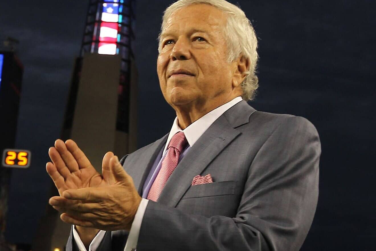 Robert Kraft, owner of the New England Patriots and founder of the Foundation to Combat Antisemitism. Credit: New England Patriots via Wikimedia Commons.