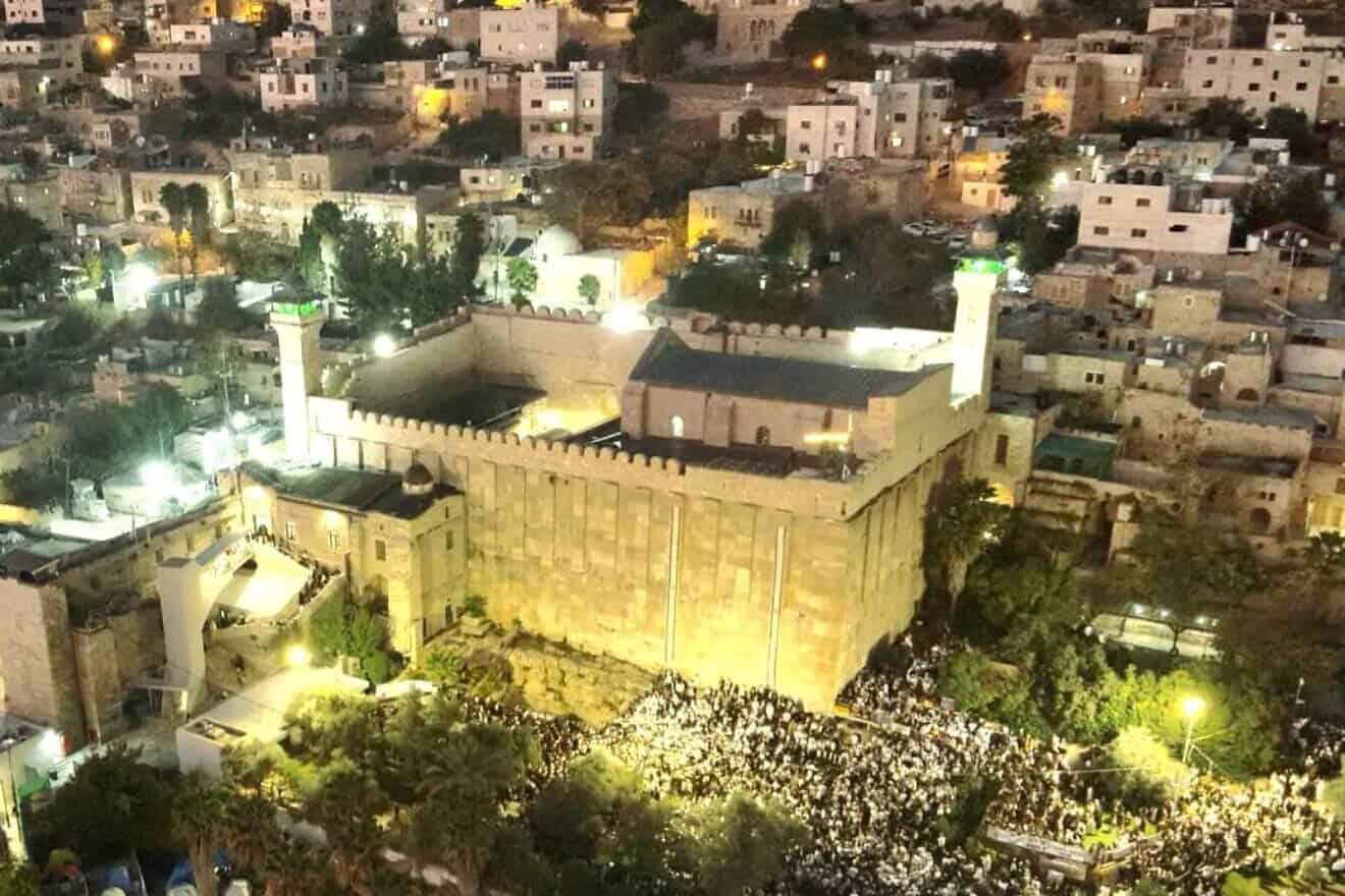 Shabbat Chayei Sarah celebrations in Hebron, Nov. 23, 2024. Credit: Hebron community spokesman.
