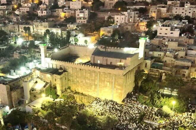 Shabbat Chayei Sarah celebrations in Hebron, Nov. 23, 2024. Credit: Hebron community spokesman.