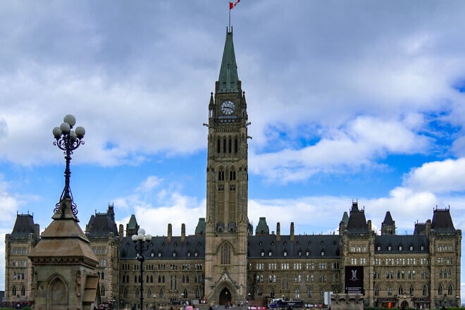 Parliament Hill Ottawa, Canada, on Aug. 22, 2019. Credit: Ron Przysucha/U.S. State Department.