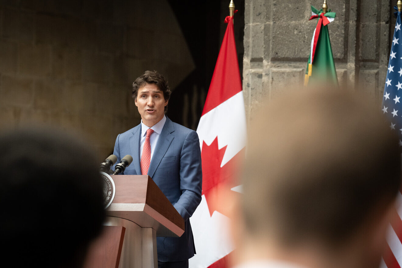 Canadian Prime Minister Justin Trudeau speaks at the 2023 North American Leaders’ Summit in Mexico City, Jan. 10, 2023. Credit: Sydney Phoenix/U.S. Department of Defense.