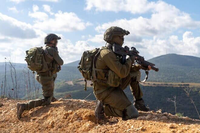 Israeli soldiers on patrol in Southern Lebanon, November 2024. Credit: IDF.