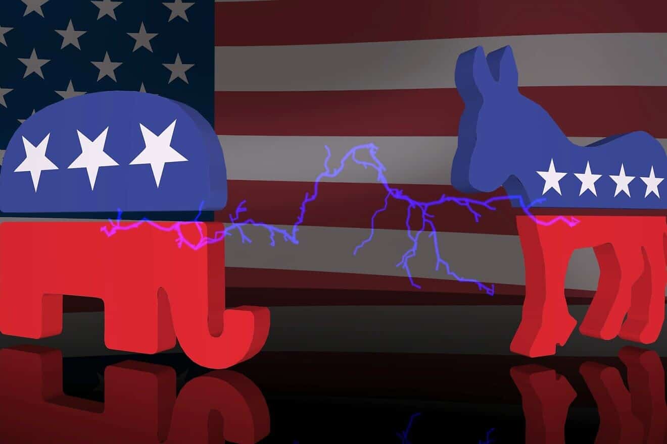 Democrats and Republicans. Credit: chayka1270/Pixabay.