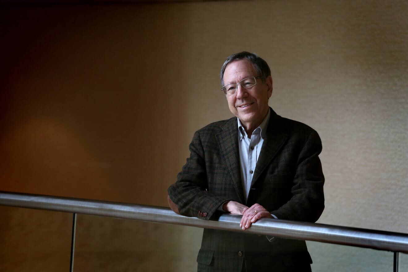 Irwin Cotler, a member of the Canadian Parliament, at the Inbal Hotel in Jerusalem, Dec. 31, 2013. Photo by Hadas Parush/Flash90.
