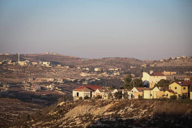 The Jewish community of Shiloh in Samaria, Oct. 6, 2016. Credit: Flash90.