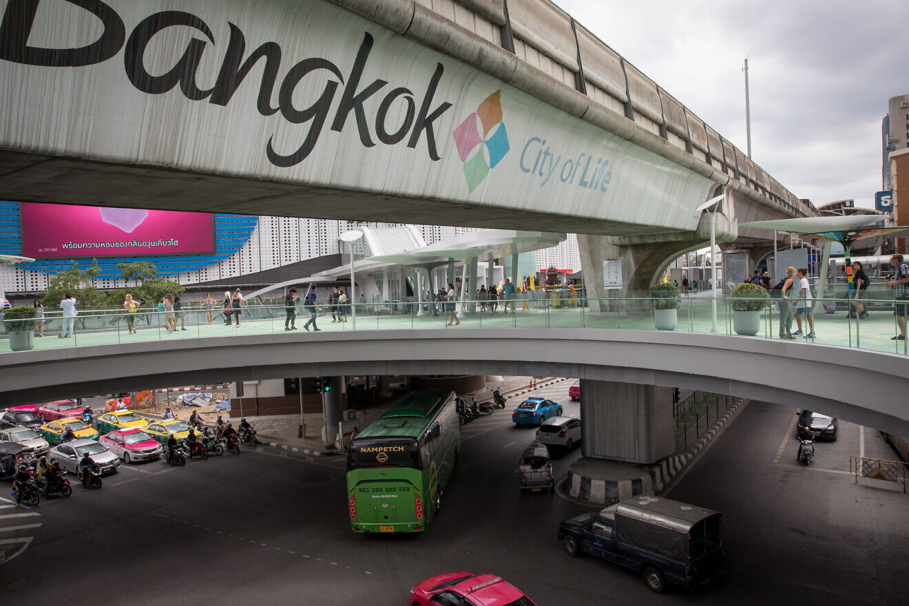The shopping mall MBK Center, Bangkok, Thailand, Aug. 24, 2017. Photo by Nati Shohat/FLASH90.