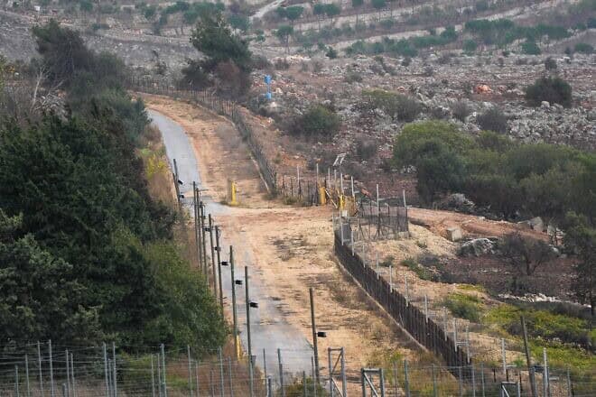 View of the Israeli border with Lebanon, Nov. 25, 2024. Photo by Ayal Margolin/Flash90.