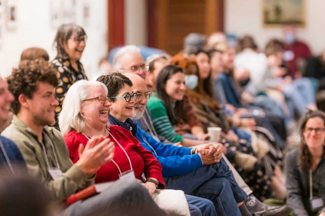 Participants at the Center for Small Town Jewish Life's fall Shabbaton in Maine. Credit: Courtesy.