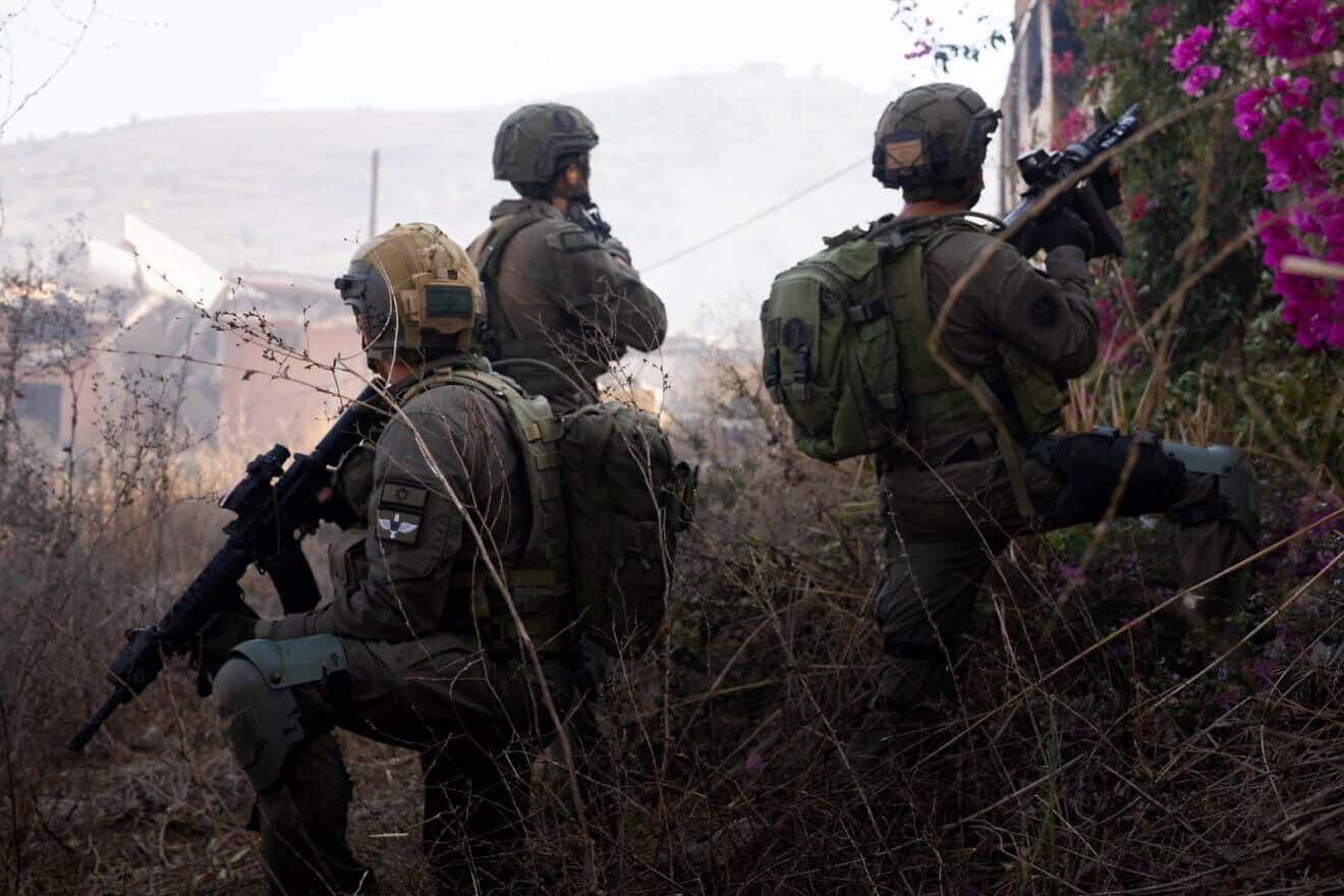 Israeli troops operating in Southern Lebanon, October 2024. Credit: IDF.