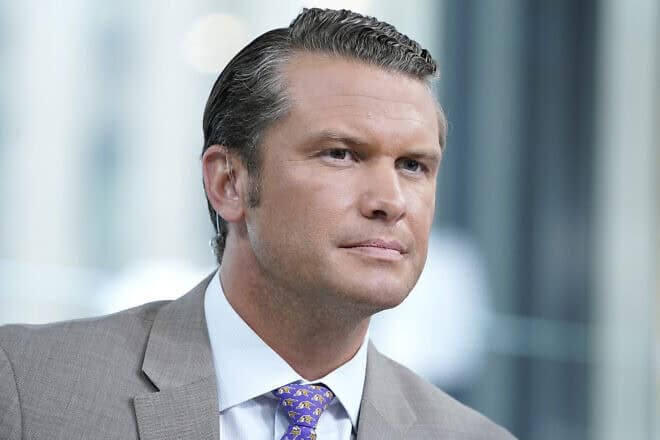 Fox anchor Pete Hegseth on Aug. 9, 2019 in New York City. Photo by John Lamparski/Getty Images.
