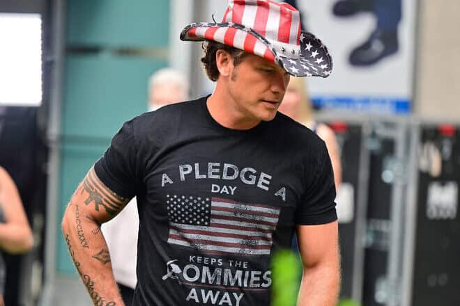 Pete Hegseth celebrates Independence Day on 'Fox & Friends Weekend' on July 4, 2021 in New York City. Photo by James Devaney/GC Images.