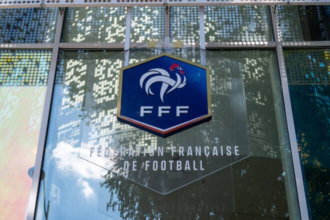 The headquarters of the French Football Federation at Boulevard de Grenelle in Paris, France, Oct. 4, 2024. Photo by Ricardo Milani/Hans Lucas/AFP via Getty Images.