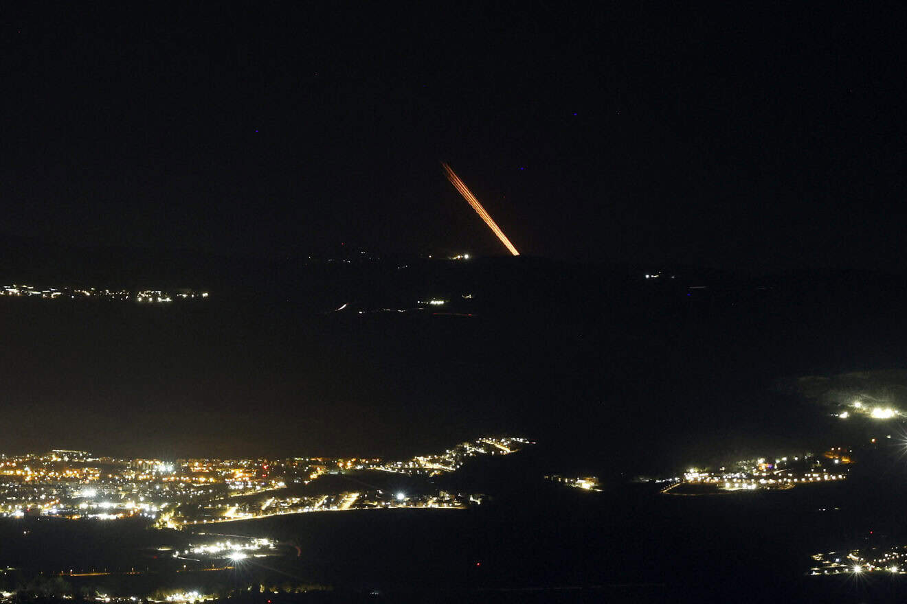 Hezbollah terrorists in Southern Lebanon fire rockets at Israel, Nov. 6, 2024. Photo by Jalaa Marey/AFP via Getty Images.