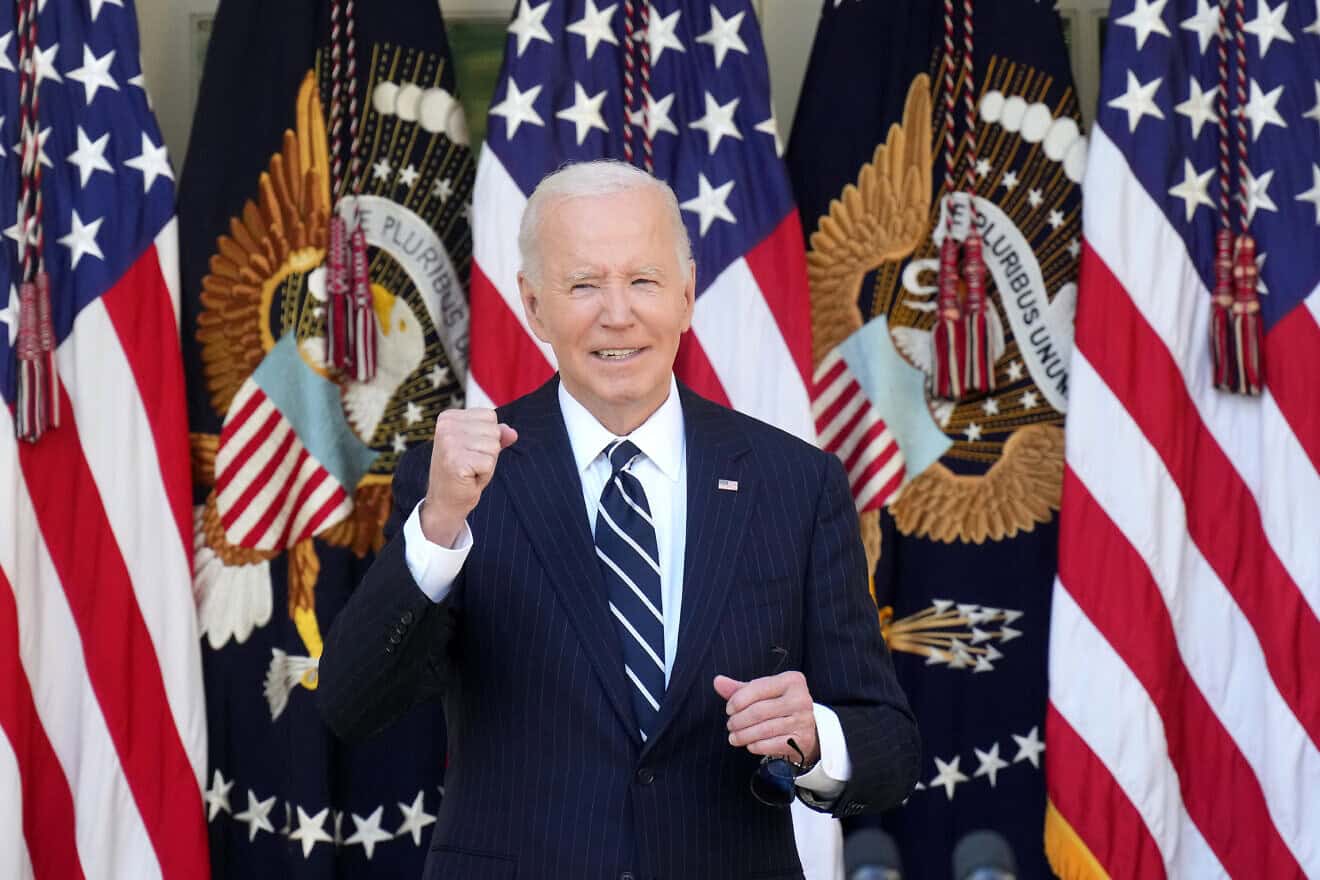 U.S. President Joe Biden departs the Rose Garden after speaking about the recent presidential election at the White House in Washington, D.C., on Nov. 7, 2024. Photo by Andrew Harnik/Getty Images.