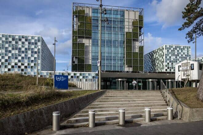 The International Criminal Court building in The Hague, Nov. 21, 2024. Photo by Laurens van Putten/ANP/AFP via Getty Images.