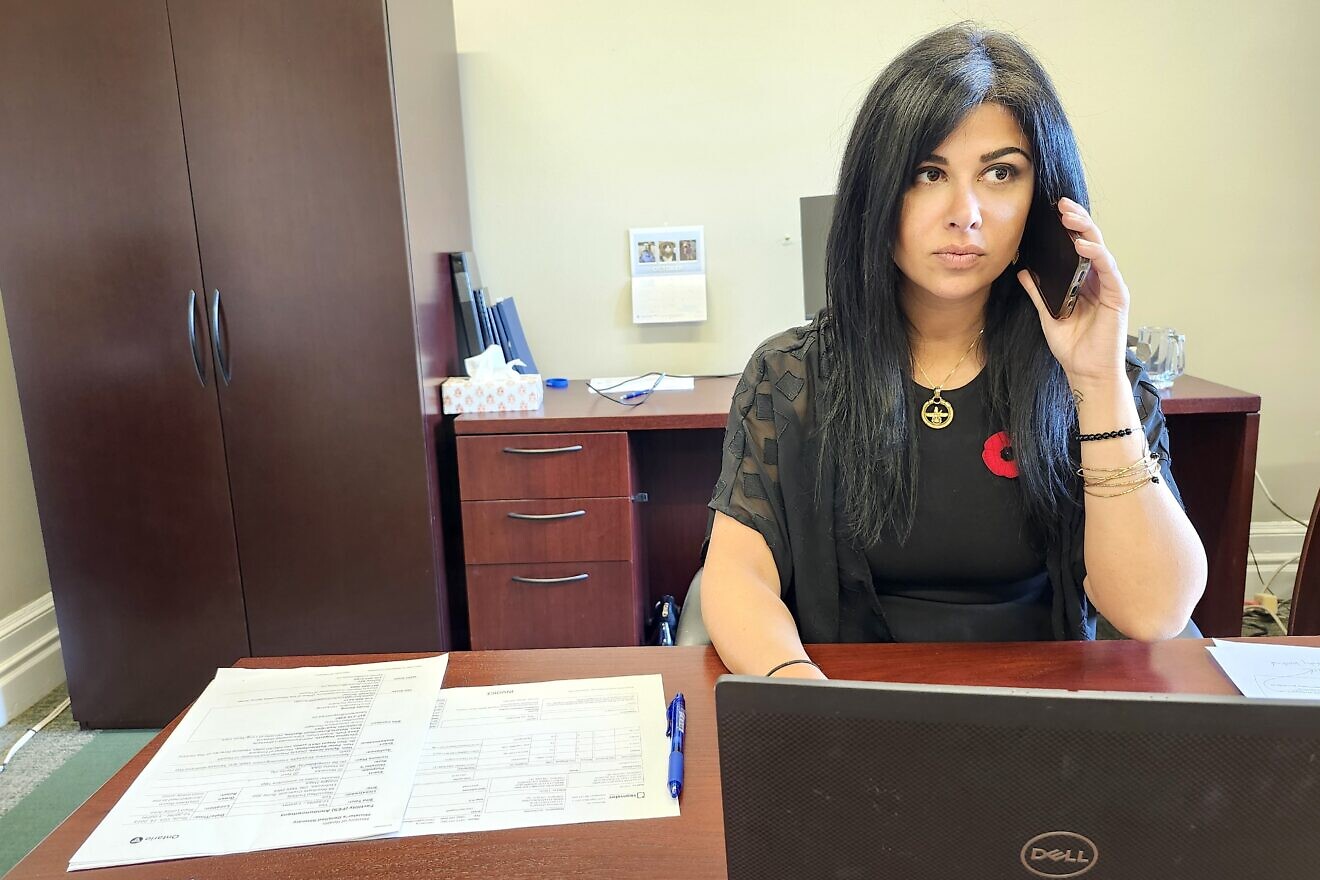 Goldie Ghamari, the first woman of Iranian descent to become a member of a Canadian provincial parliament. Photo by Dave Gordon.
