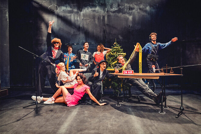 The cast of “The Merchant of Venice,” set to open in New York City on Nov. 25, 2024. Photo by Kirill Simakov.