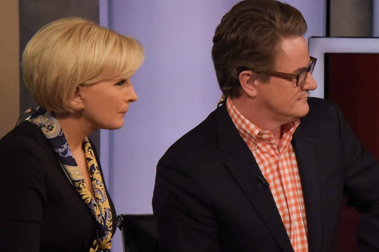 Hosts Mika Brzezinski and Joe Scarborough of the cable-news talk show “Morning Joe” discuss the massive security efforts for the inauguration in Washington, D.C., on Jan. 19, 2017. Credit: Official Photo by Jetta Disco/U.S. Department of Homeland Security via Wikimedia Commons.