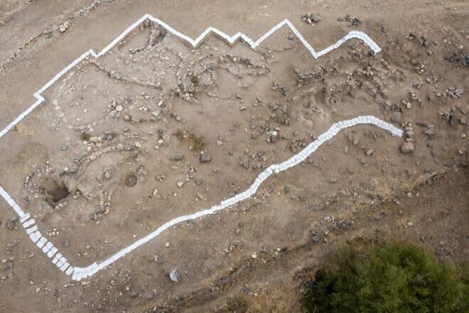 The Nahal Ein Gev II site, 1.25 miles east of the Sea of Galilee. Naftali Hilger/The Institute of Archaeology/The Hebrew University.
