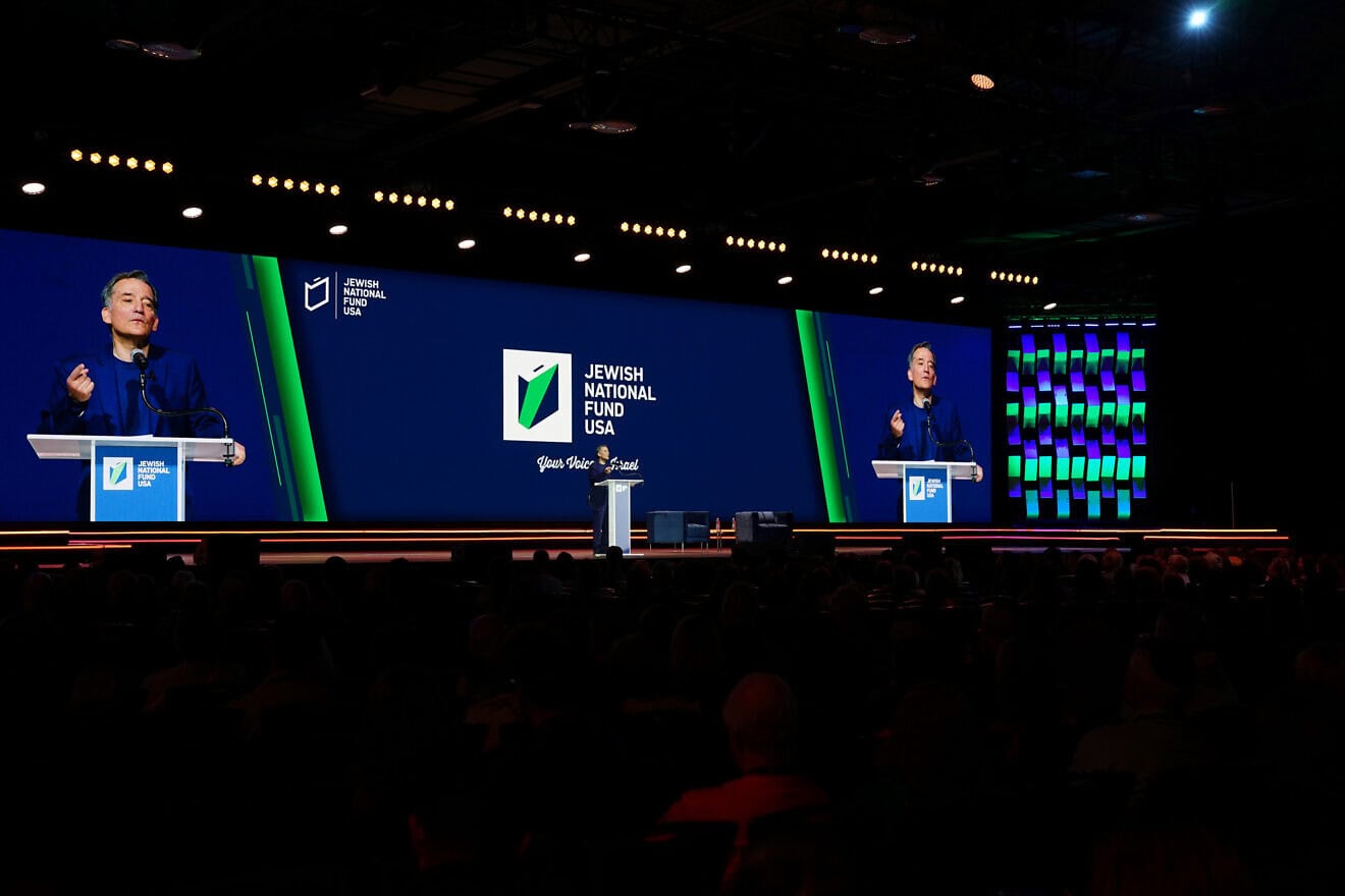 Rabbi David Wolpe addresses Jewish National Fund-USA at the Global Conference for Israel in November 2024. Credit: Courtesy.