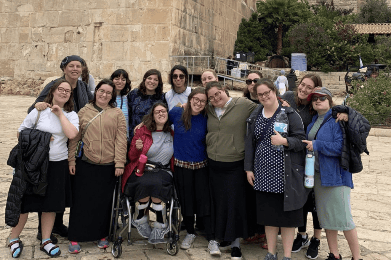 Students at Darkaynu, a study-abroad program in Israel for young adults with special needs. Credit: Courtesy.