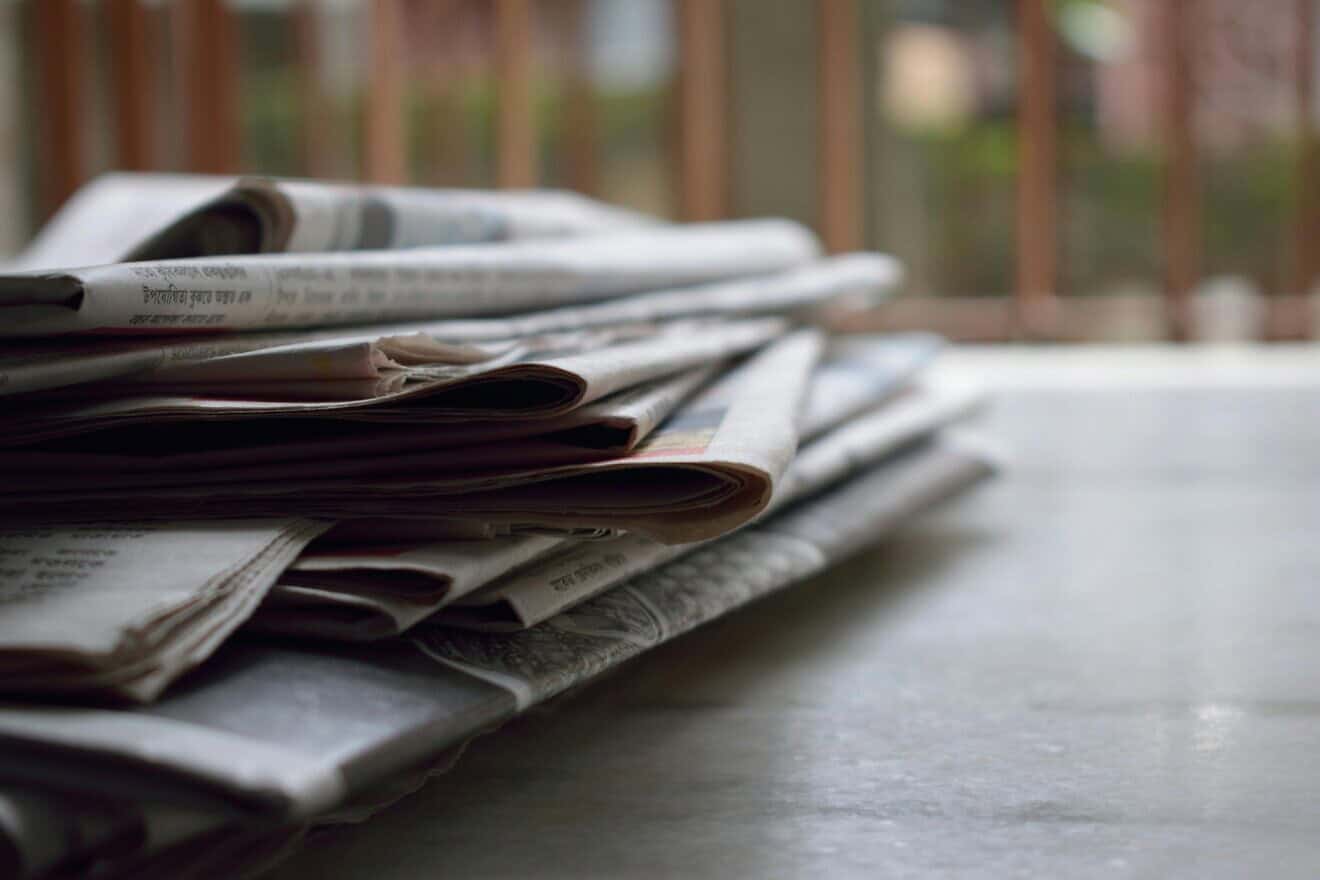 Newspapers. Credit: brotiN biswaS/Pexels.