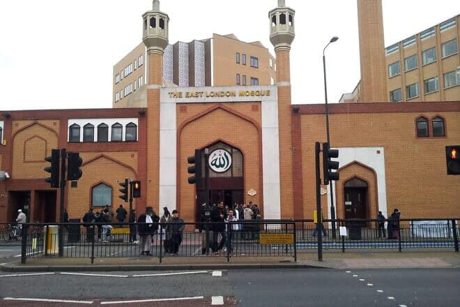 The East London Mosque. Credit: Dilwar H via Wikimedia Commons.