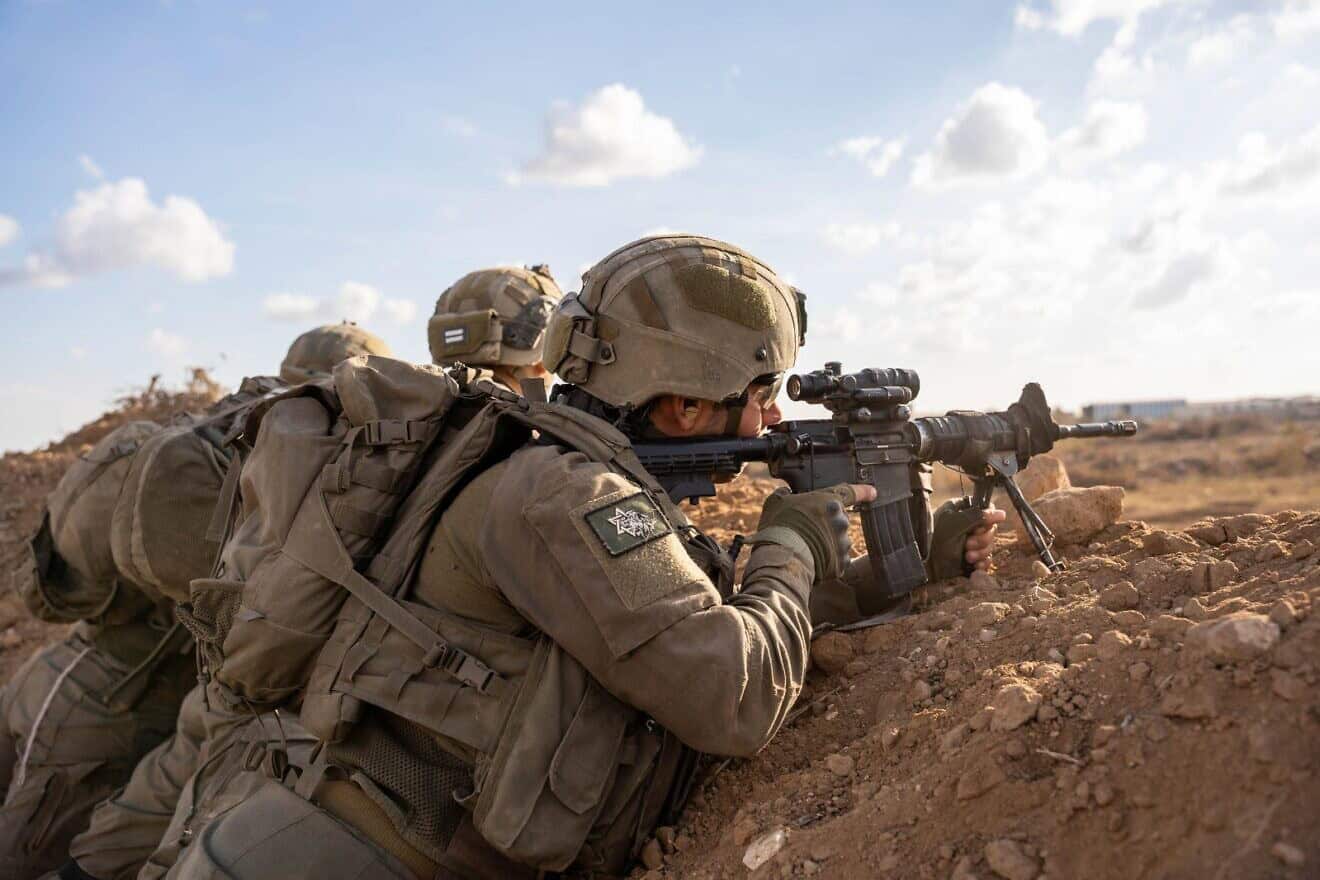 Israeli forces operating in the Gaza Strip, November 2024. Credit: IDF.