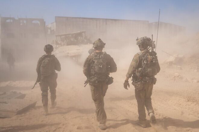 Israeli soldiers operating in the Gaza Strip, October 2024. Credit: IDF.