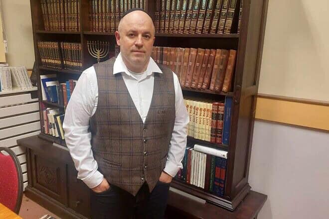 Rabbi Meir Villegas Henriquez at his synagogue in Rotterdam, the Netherlands on Nov. 12, 2024. Photo courtesy of Villegas Henriquez.