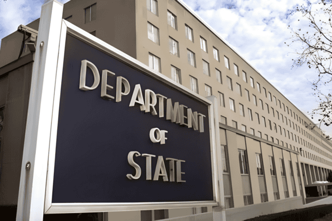 The U.S. Department of State in Washington. Credit: State Department via Wikimedia Commons.