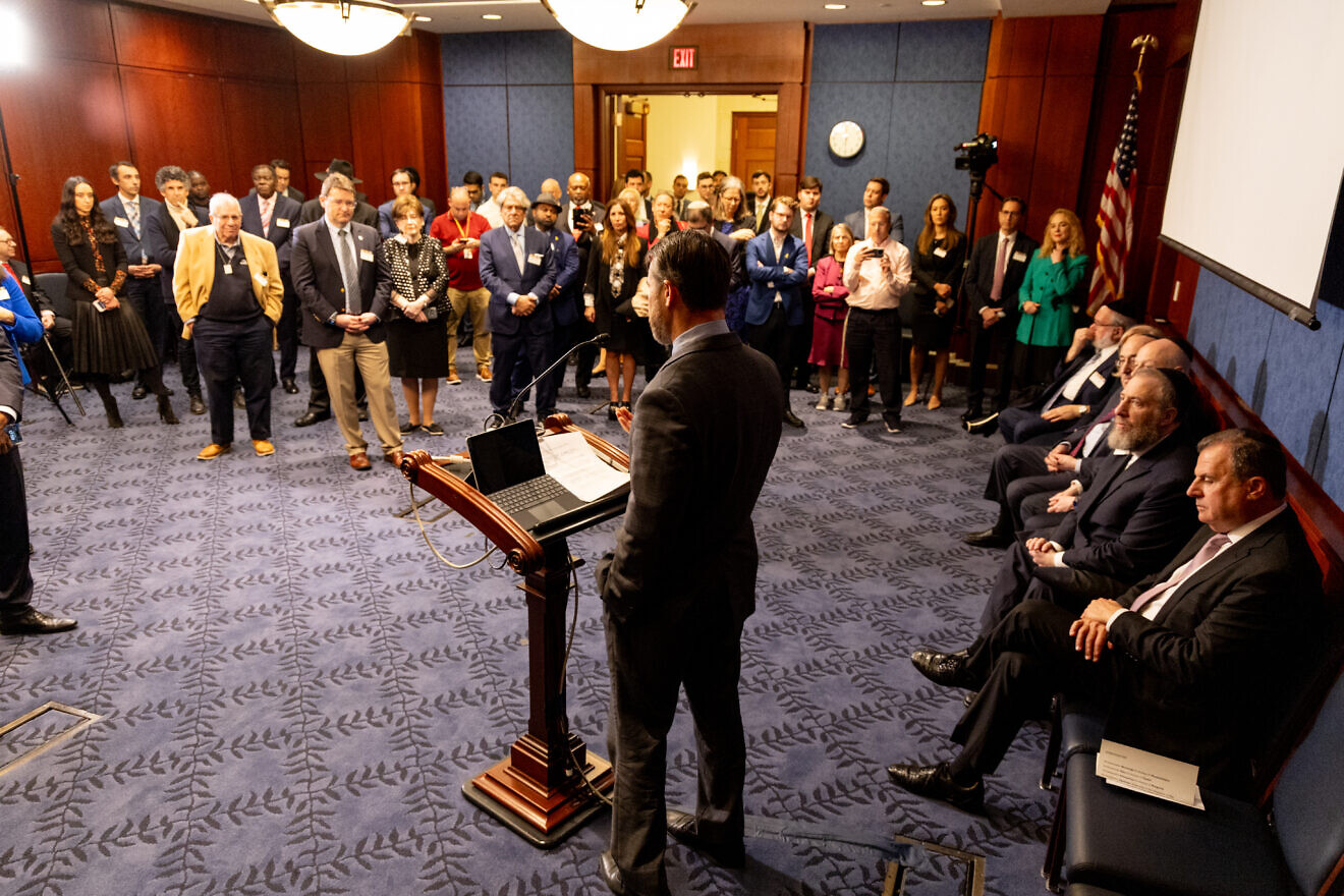 An event at the U.S. Capitol celebrating the Abraham Accords, Dec. 17, 2024. Credit: 5K Film.