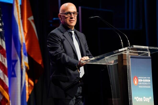Andrea Goren, the new chairman of the Americans for Ben-Gurion University (A4BGU) board of directors. Photo by Preston Rescigno.