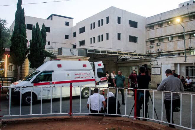 Rafidia Hospital, in Nablus, in central Samaria, Sept. 6, 2024. Photo by Nasser Ishtayeh/Flash90.