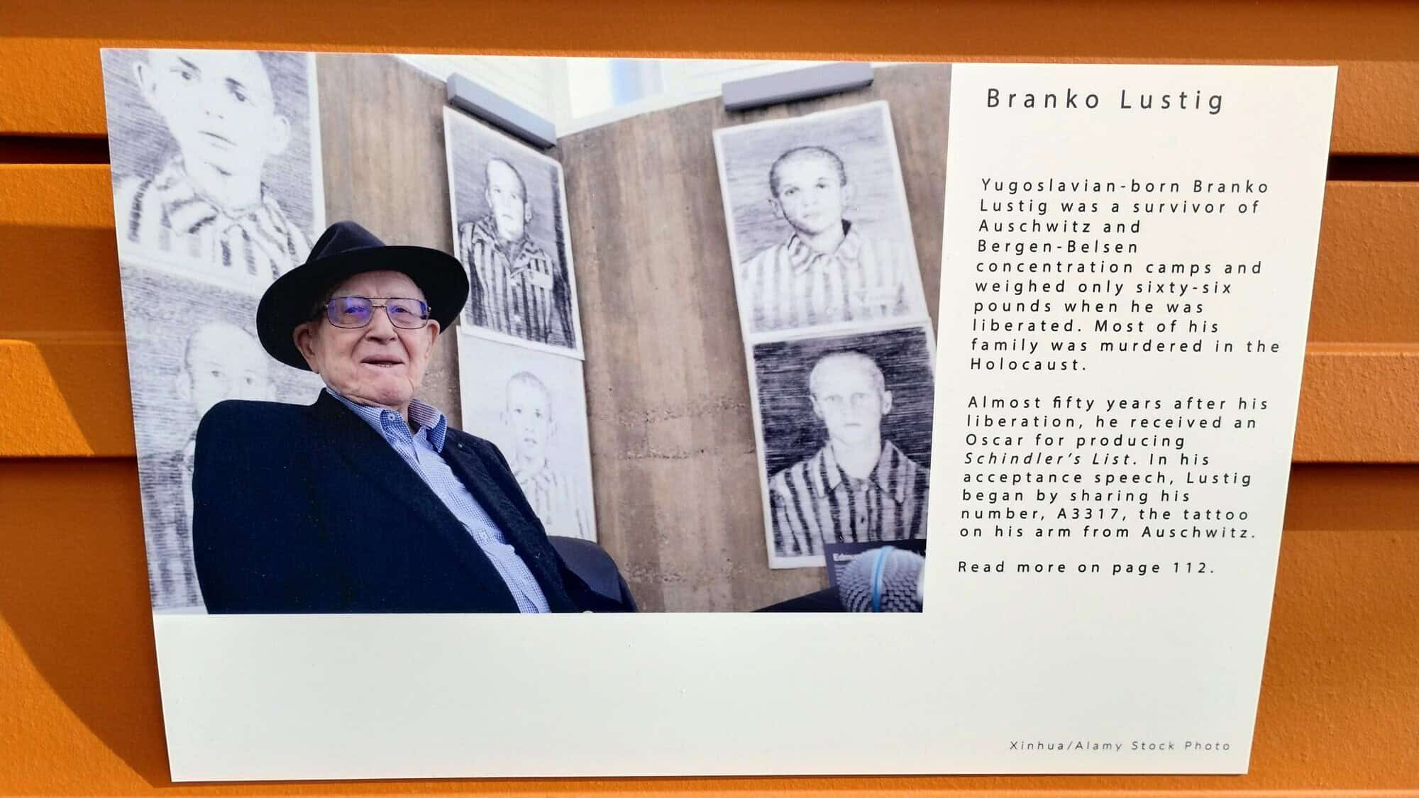 Holocaust survivor Branko Lustig. Photo by Carin M. Smilk.