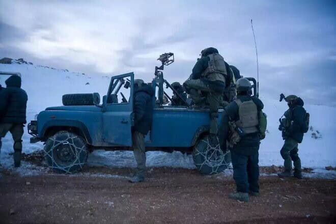 Shaldag commandos on Mount Hermon. Credit: IDF Spokesperson's Unit.
