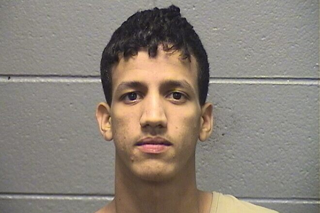 Booking photo for Sidi Mohamed Abdallahi, 22, from Nov. 22, 2024. Credit: Cook County Sheriff’s Office.