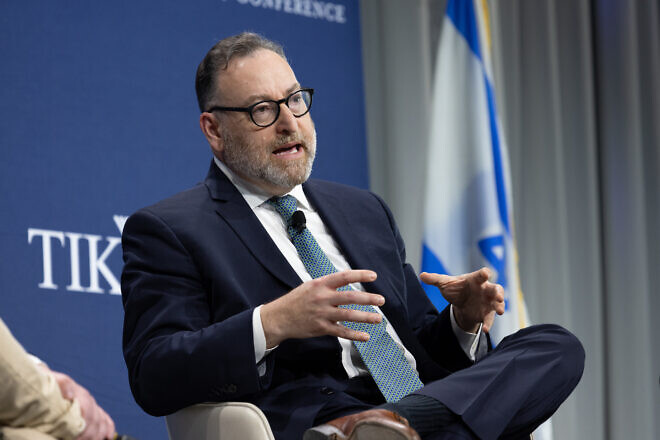 Kenneth L. Marcus, founder and chairman of the Louis D. Brandeis Center for Human Rights Under Law, at the Tikvah Fund Jewish Leadership Conference in New York City on Dec. 8, 2024. Photo by Sean T. Smith/Simon Luethi via Tikvah Fund.