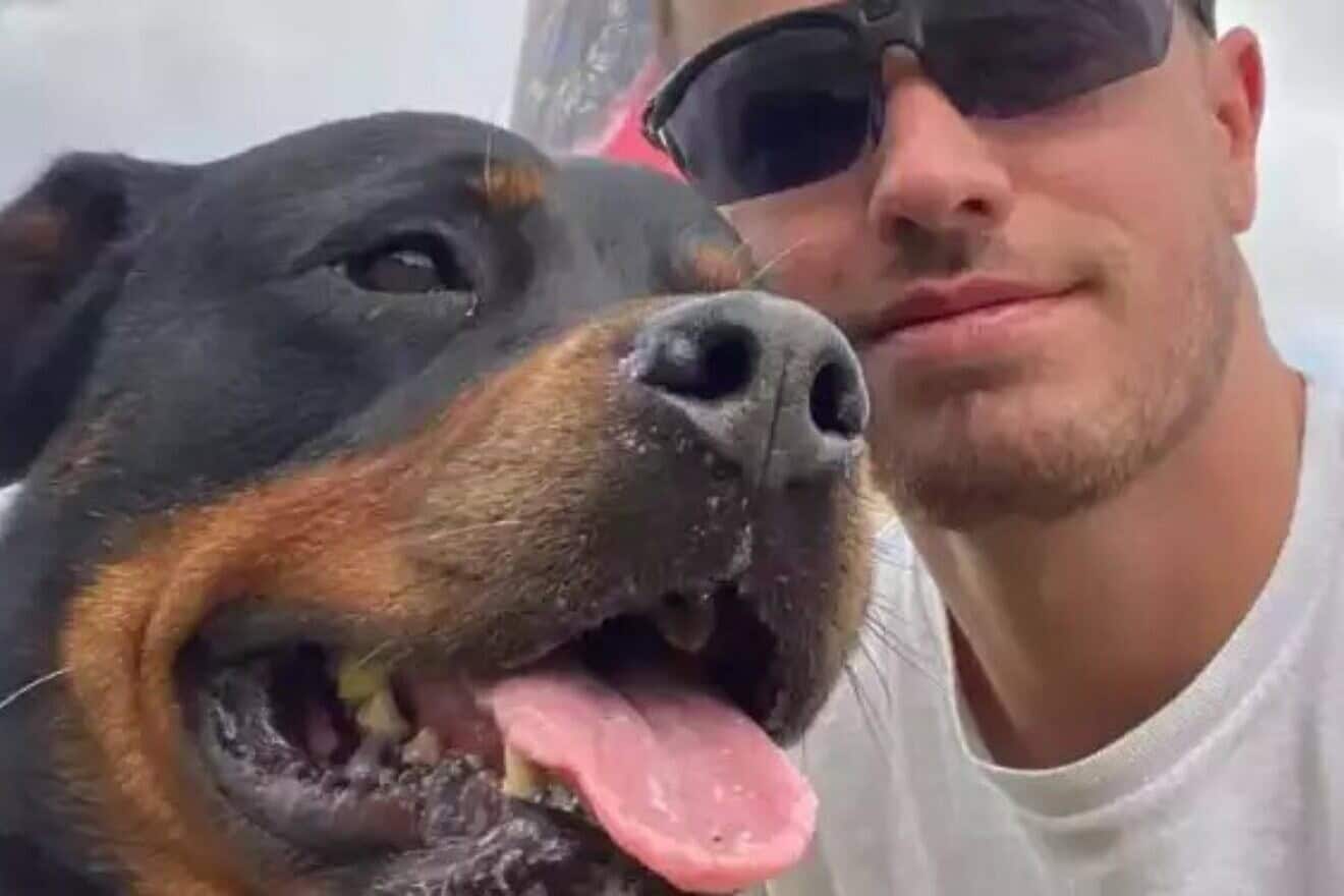 Tal Scherzer and Chiquita. Credit: Courtesy.