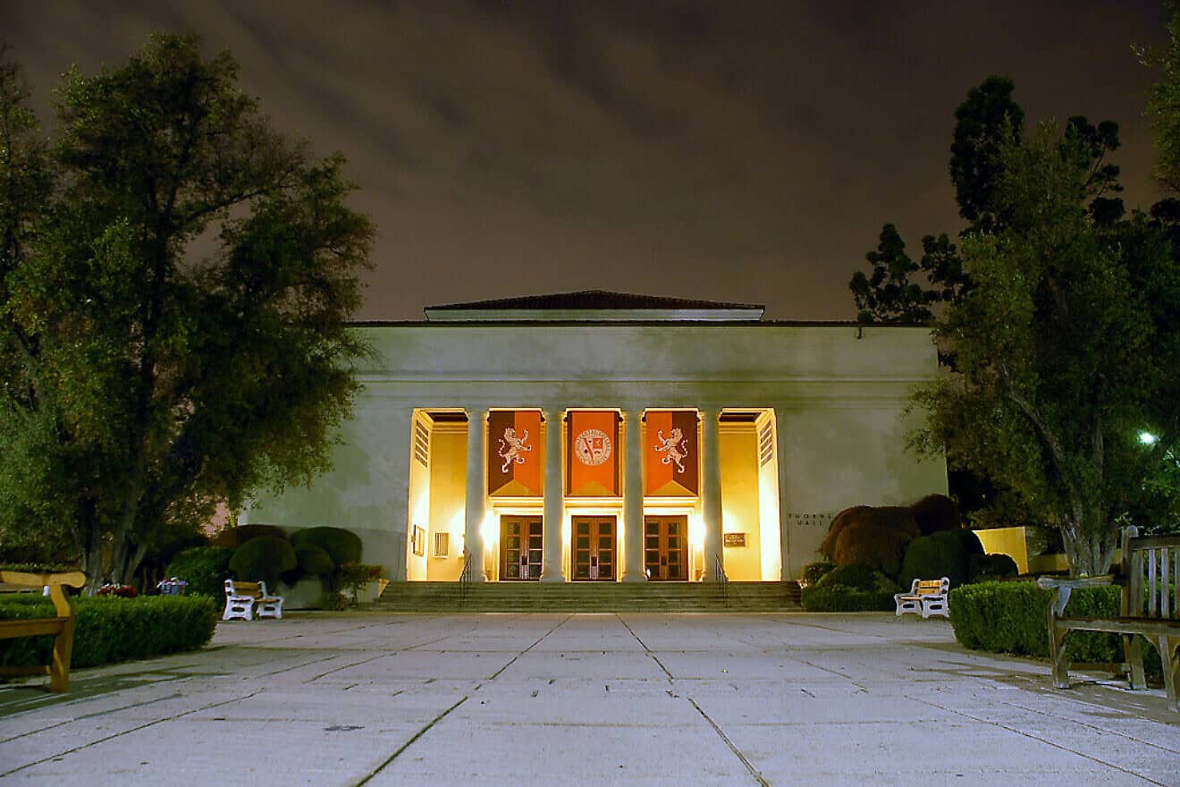 Thorne Hall at Occidental College in Los Angeles. Credit: The Port of Authority via Wikimedia Commons.