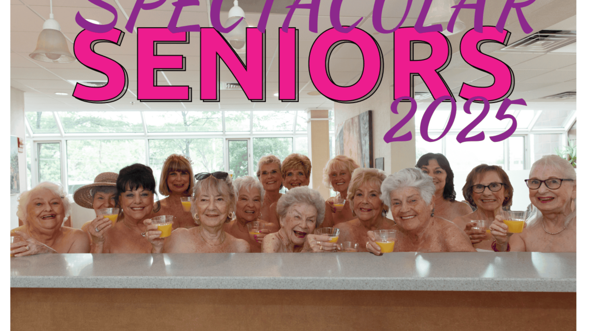 “Spectacular Seniors” 2025 calendar created by the Jack Satter House Tenants Association in Revere, Mass. Photo by Marilia Lima.