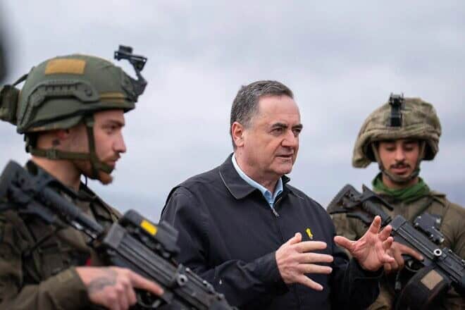 Defense Minister Israel Katz visits an IDF post in Southern Lebanon, Dec. 22, 2024. Photo by Ariel Hermoni/Ministry of Defense.