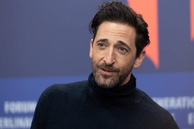 Adrien Brody at the Berlin Film Festival in February 2023. Credit: Harald Krichel via Wikimedia Commons.