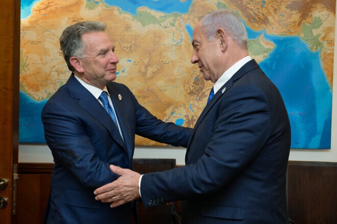 Prime Minister Benjamin Netanyahu meets in Israel with Steve Witkoff, U.S. special Middle East envoy, Jan. 29, 2025. Photo by Maayan Toaf/GPO.