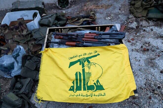 Hezbollah weapons seized during Israeli military operations in the Saluki area of Southern Lebanon, December 2024. Credit: IDF.
